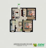富康新城20#樓B戶型