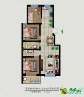 富康新城18#樓A戶型