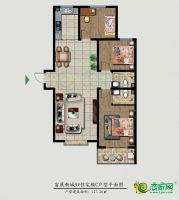 富康新城9#樓C戶型