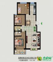 富康新城C區(qū)5#樓C戶型