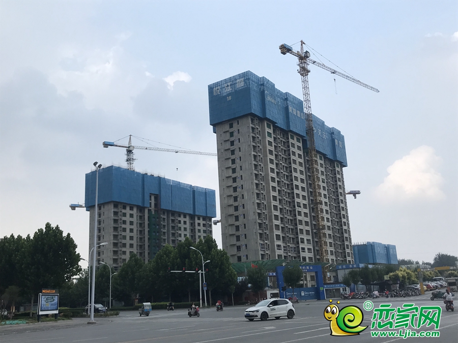 美的悅江府工地實景圖（2019.7.10）