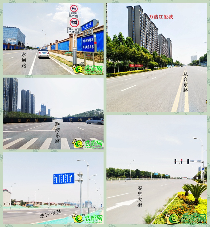 邯郸东区道路实景图