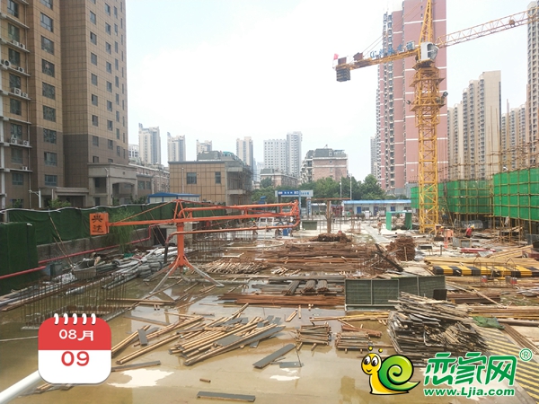 漢成華都工地實(shí)景（2019.8.9）