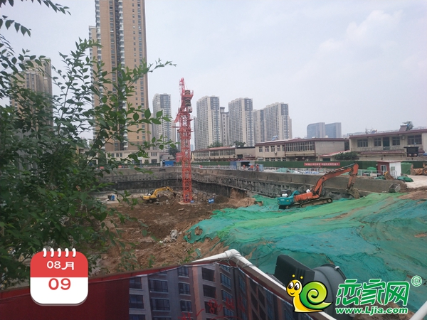 漢成華都工地實(shí)景（2019.8.9）
