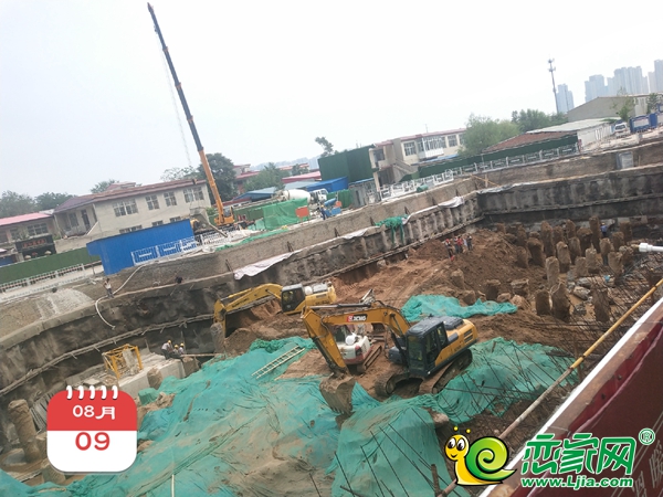 漢成華都工地實(shí)景（2019.8.9）
