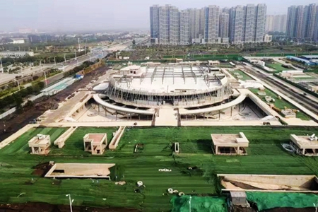 快來(lái)圍觀！邯鄲東區(qū)門戶又一標(biāo)志性建筑雛形已現(xiàn)！