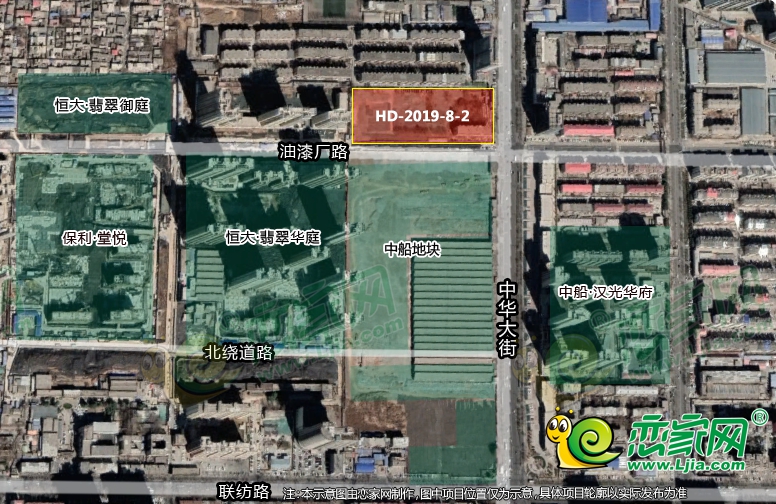 中船以北地塊三次掛牌，最終由邯鄲創(chuàng)力地產1.075億摘得