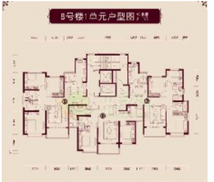 恒大名都  113平 三室 南北通透