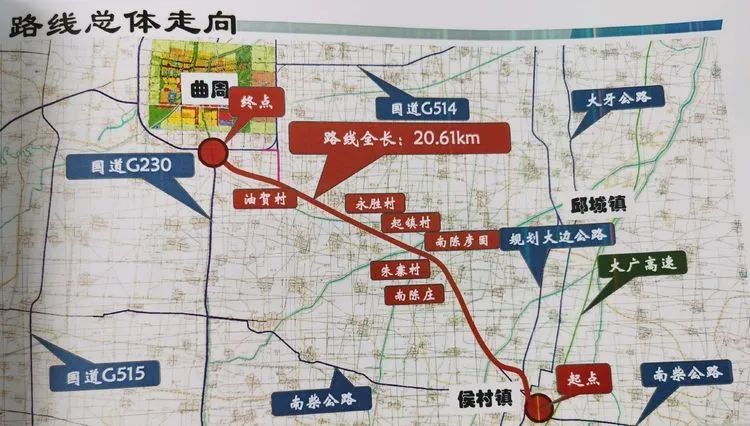邯郸这条省道要改建了(附路线图)