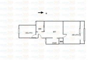 利民街2號(hào)院2室1廳1衛(wèi)