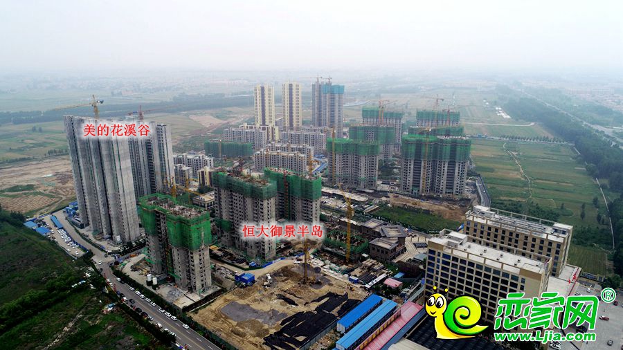 美的花溪谷在建實景圖