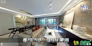 美的·天正智慧城125㎡vr樣板間上線—戀家網(wǎng)出品