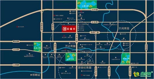 璟樾府區(qū)位圖