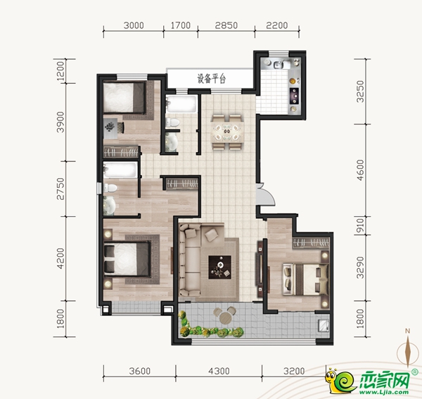 邯鄲城投十里風(fēng)和戶型圖