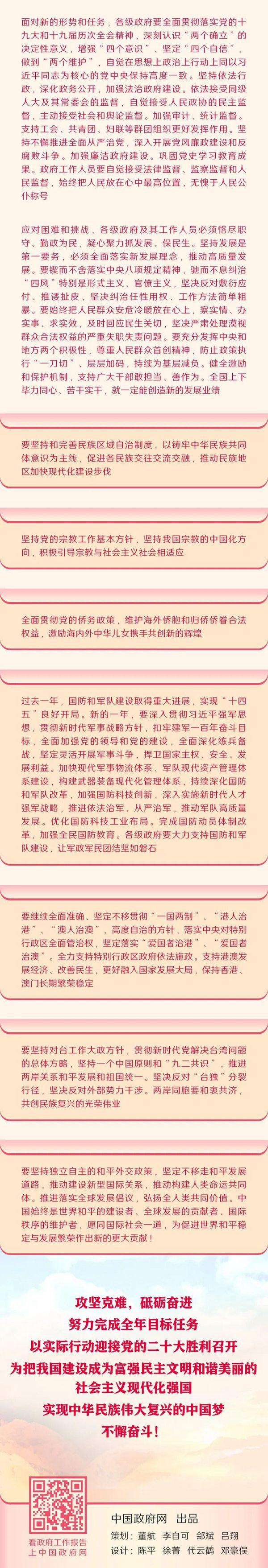 最全！一圖讀懂2022年《政府工作報告》