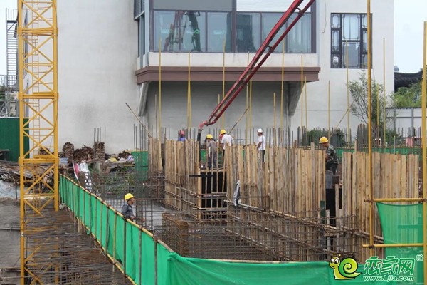 五代住宅 | 工程新進展 1#地上主體施工正提速
