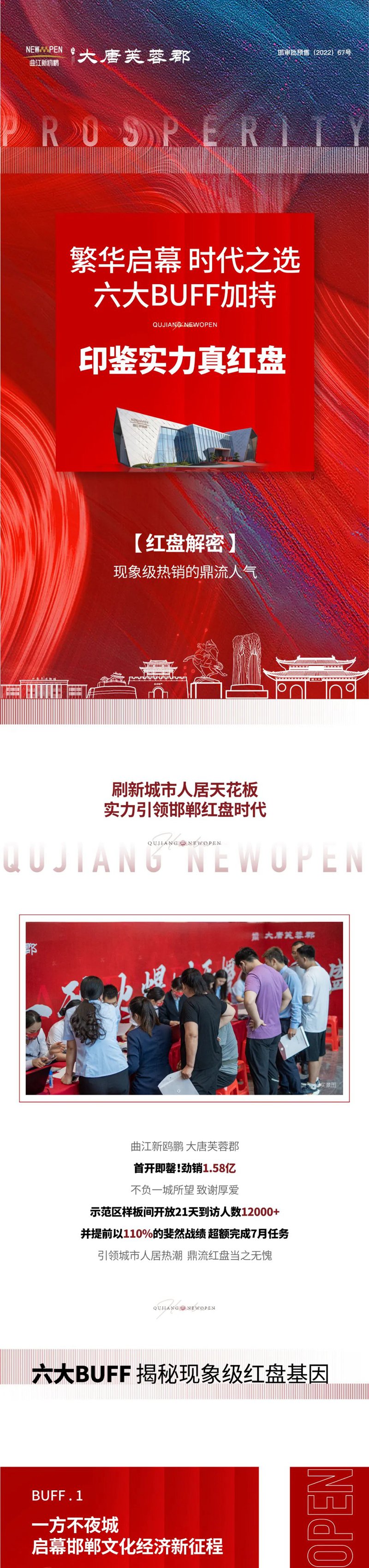 曲江新鷗鵬·大唐芙蓉郡丨時(shí)代之選 印鑒實(shí)力真紅盤