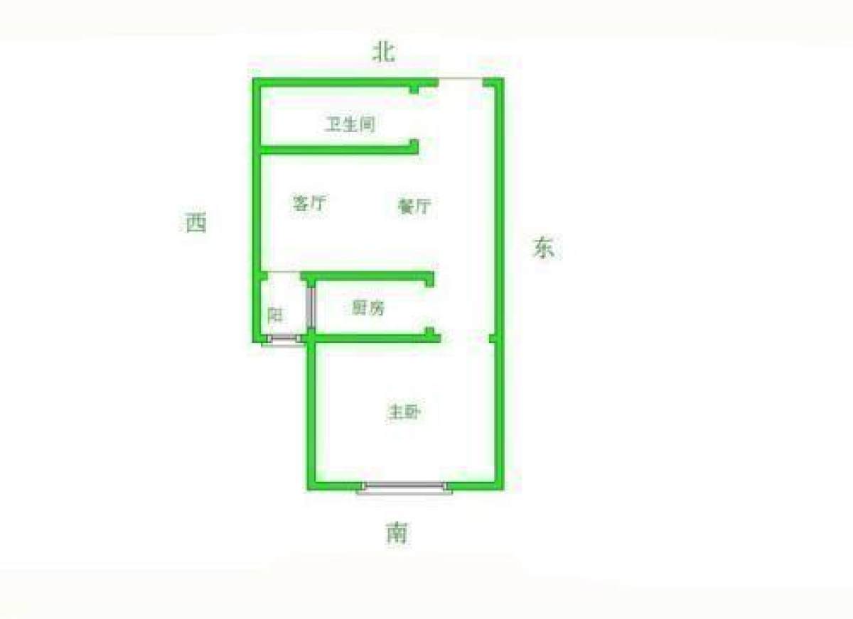 新上房源，小區(qū)環(huán)境好，一居室電梯房