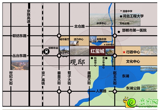 随着邯郸市中心城区东部新区城市规划的推出,邯郸市东区商务区