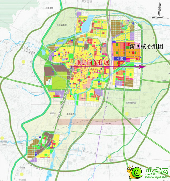 邯郸市城市规划图高清图片