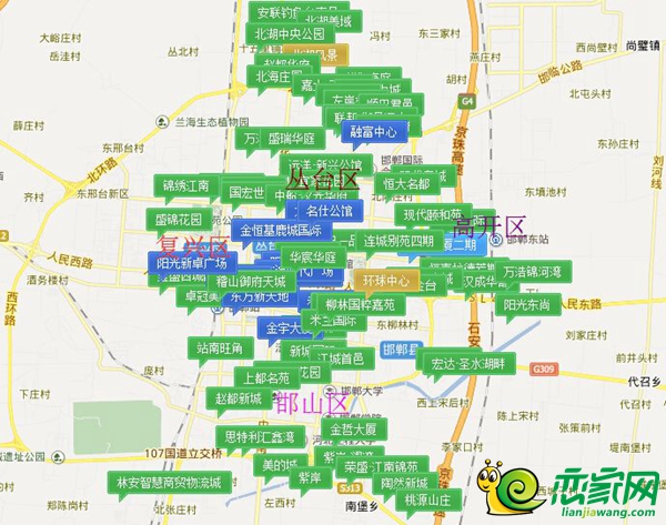 【独家解析】邯郸市区东南西北四区楼盘有何大不同