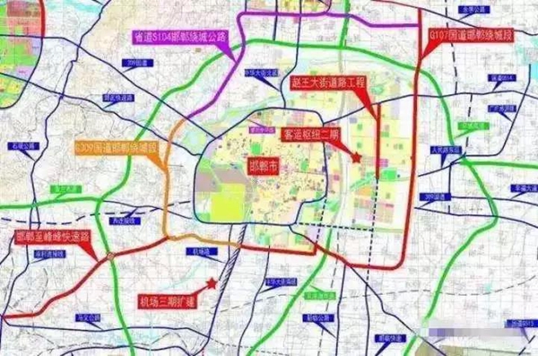 大城县外环路规划图图片