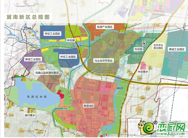 冀南新区马峰路规划图片