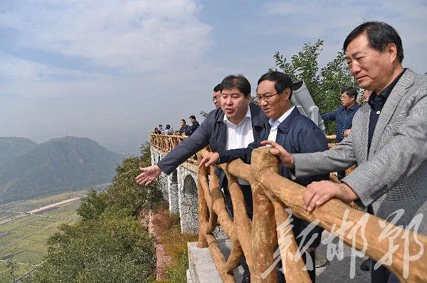 張維亮在涉縣調研太行紅河谷文化旅遊經濟帶建設時強調