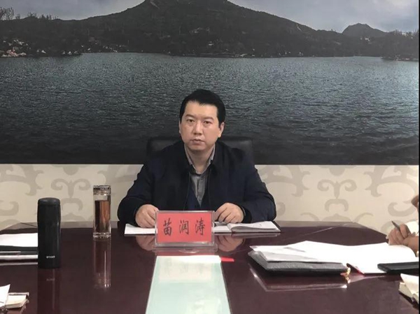 丛台区领导苗润涛调度产业新城重点项目工作