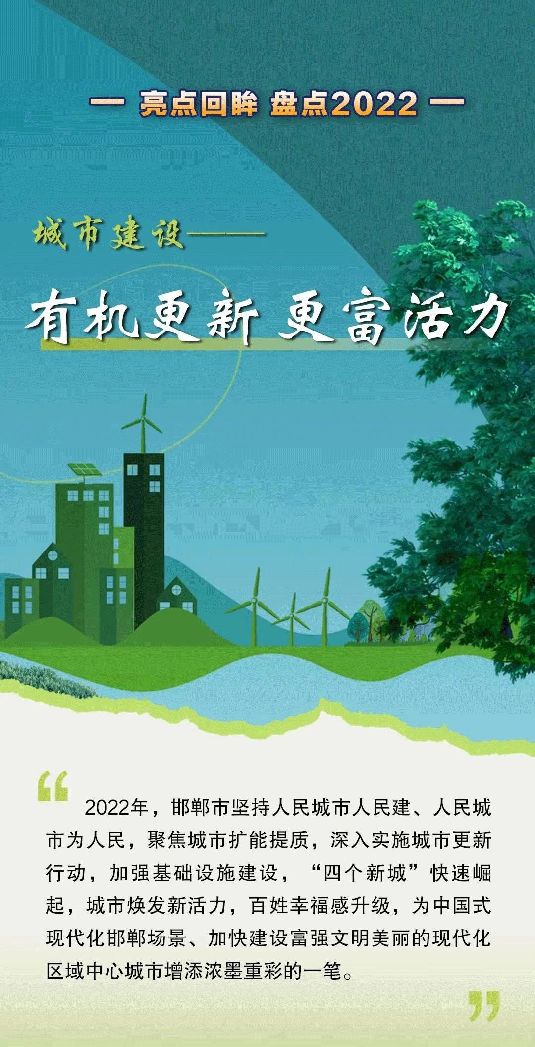 亮點(diǎn)回眸 盤點(diǎn)2022 | 城市建設(shè)—— 有機(jī)更新 更富活力
