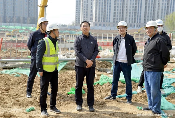 邯鄲城市發(fā)展投資集團領(lǐng)導帶隊督導重點項目建設(shè)