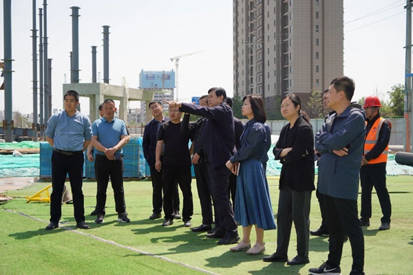 邯鄲市建設(shè)局督導(dǎo)推進(jìn)東湖新城中央商務(wù)區(qū)建設(shè)工作
