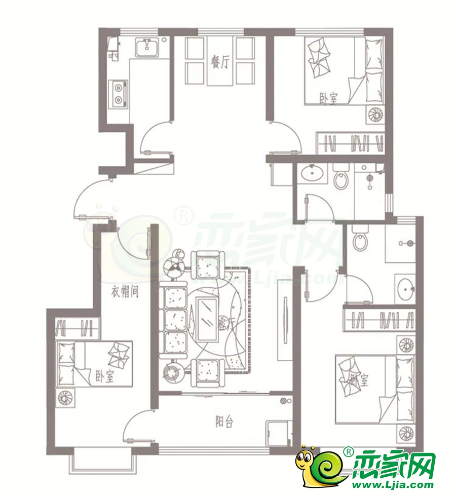 永豐博苑113-117m²戶型