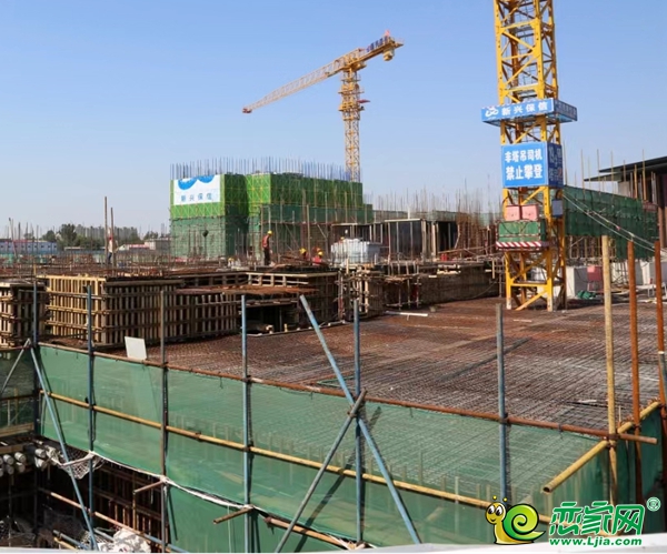綠苑二期19號樓沖出“正負零”，邁上主體結構施工“快車道”