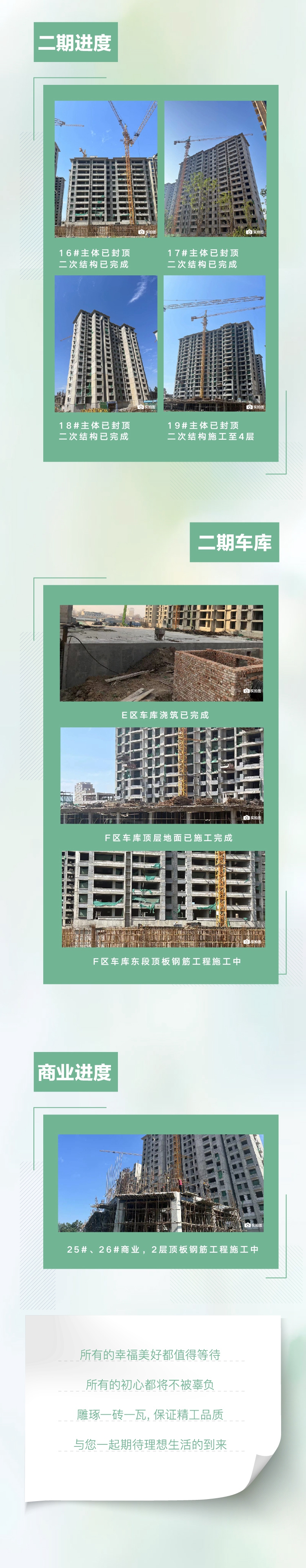 【邯鄲富康紫園六月工程進(jìn)度】仲夏知綠盛，家音如期至！