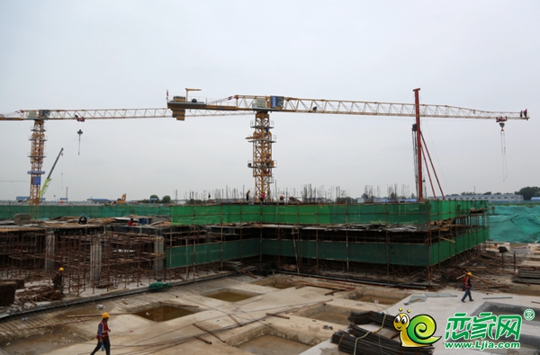 邯鄲東湖森林綠苑二期：主體結(jié)構(gòu)施工至地上7層