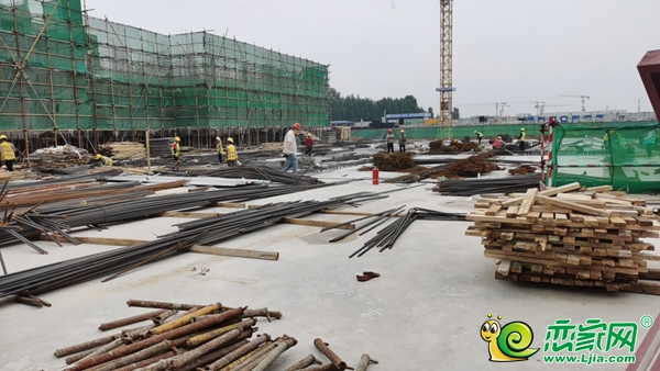 邯鄲東湖森林綠苑二期：主體結(jié)構(gòu)施工至地上7層