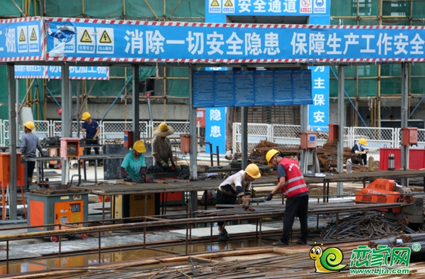 邯鄲東湖森林綠苑二期：主體結(jié)構(gòu)施工至地上7層