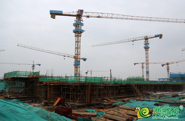 邯鄲東湖森林綠苑二期：主體結(jié)構(gòu)施工至地上7層