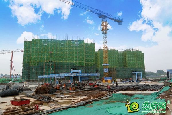 邯鄲東湖森林綠苑二期：主體結(jié)構(gòu)施工至地上7層