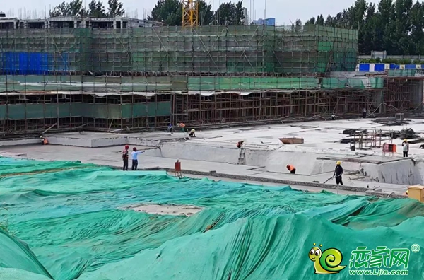 邯鄲東湖森林綠苑二期：主體結(jié)構(gòu)施工至地上7層