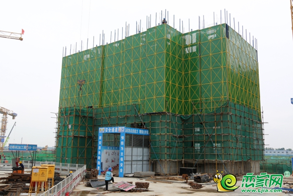 邯鄲東湖森林綠苑二期：主體結(jié)構(gòu)施工至地上7層