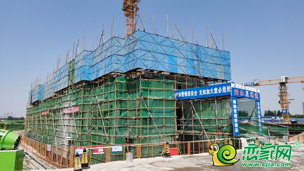 邯鄲東湖森林香亭及峰璟二期整體突破正負(fù)零
