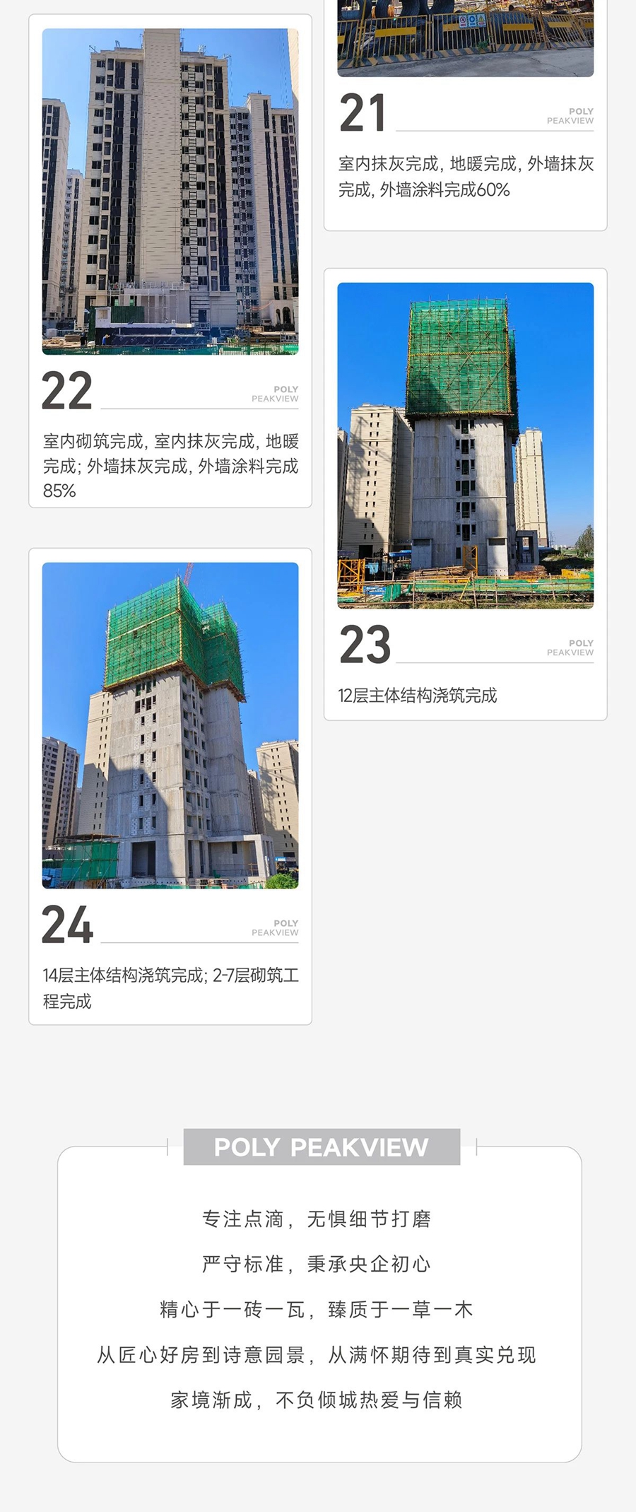 邯鄲保利閱云臺10月工程進度播報來了，請查收！