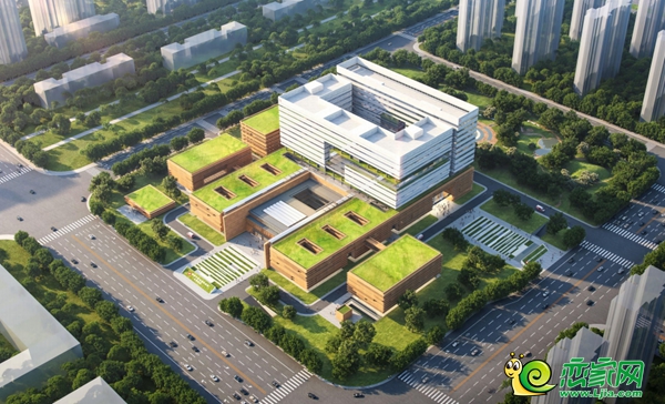 邯鄲市中西醫(yī)結(jié)合醫(yī)院北湖院區(qū)效果圖新鮮出爐！