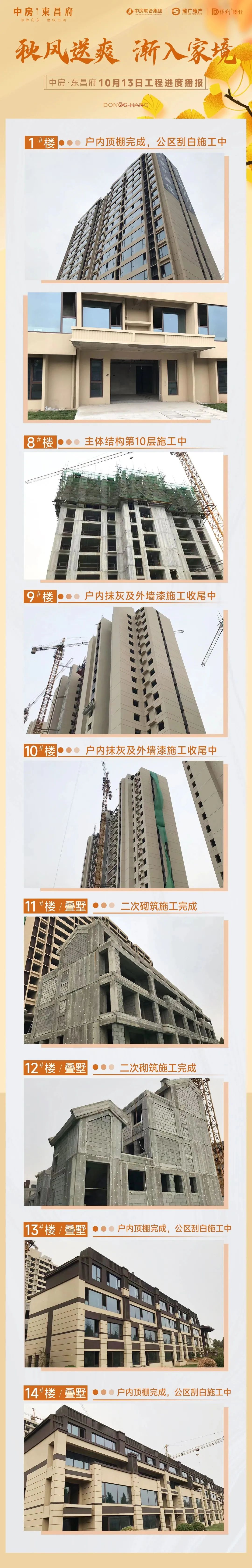 秋風(fēng)送爽 漸入 | 邯鄲中房·東昌府10月工程進(jìn)度