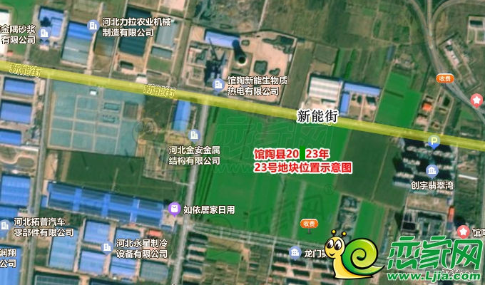 2023年23號地塊位置示意圖