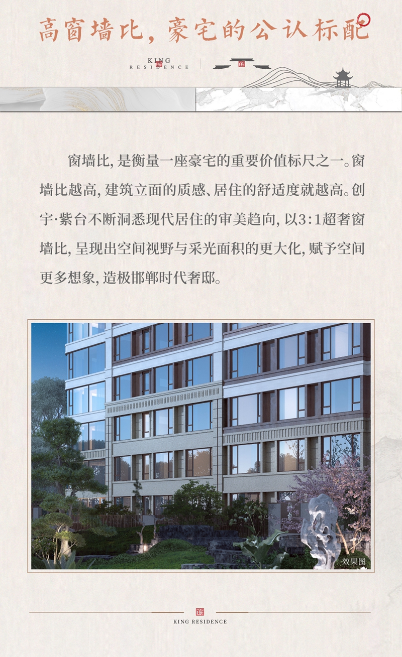 邯鄲創(chuàng)宇紫臺丨超高窗墻比 開啟大屏生活