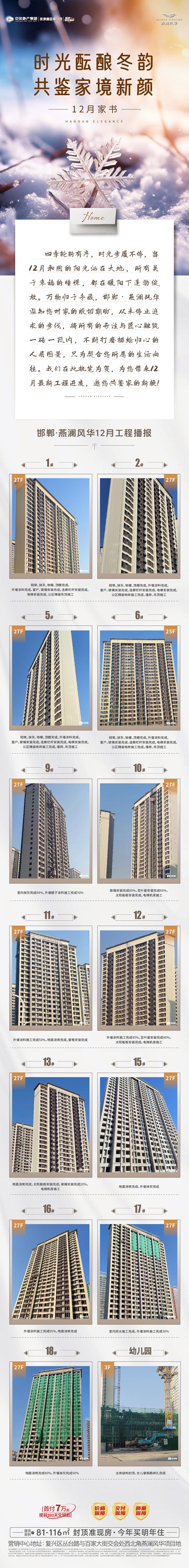 邯鄲中梁燕瀾風(fēng)華12月工程進(jìn)度播報(bào)來了，請(qǐng)查收！