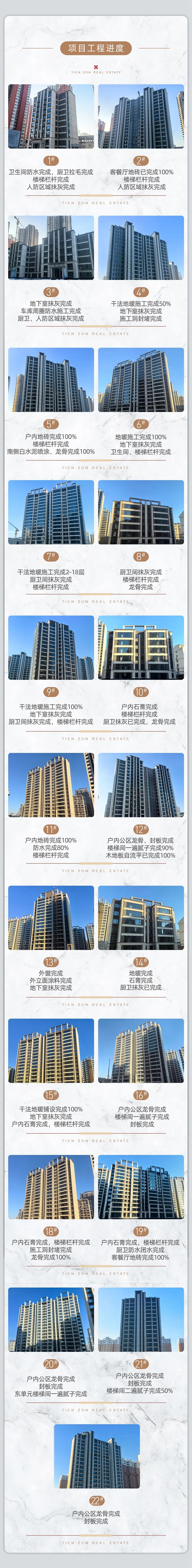 邯鄲天正山河璽院1月工程進度播報來了，請查收！